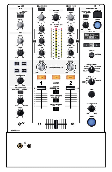 Pioneer DJ DJM 450 Skin White